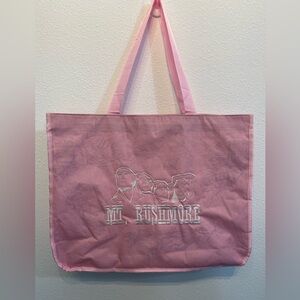 Mt. Rushmore Pink Travel Tote President Tourist Large Lg Nylon Shoulder Bag